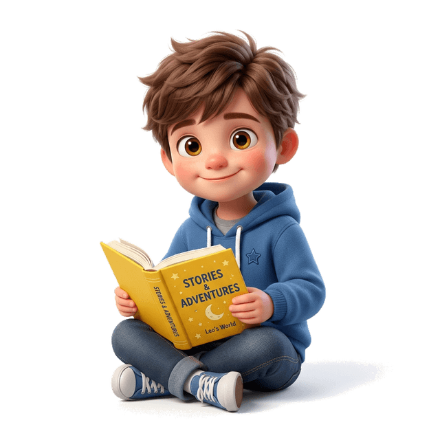 Boy reading